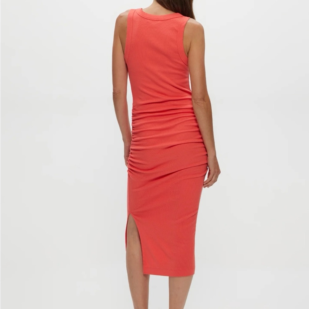 Michael Stars Wren Orange Bodycon Dress - Picture 3 of 9